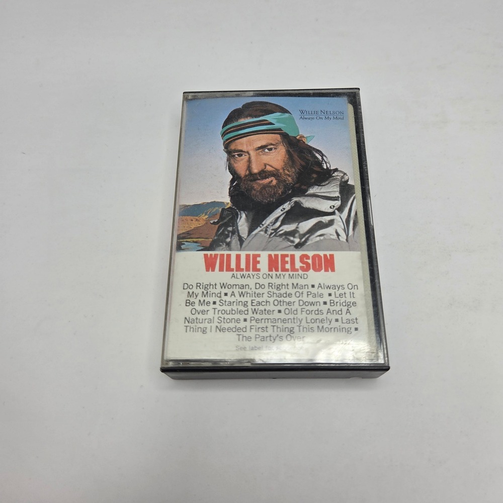 Willie Nelson Cassette Tape Always On My Mind 1982 Vintage Country Music